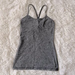 Lululemon Tank, Heathered Gray, Size 4